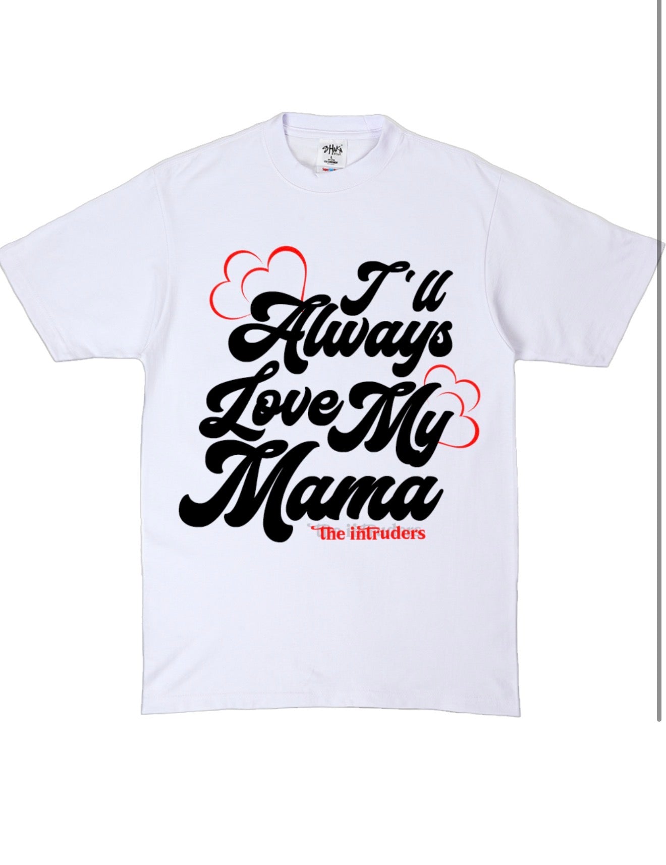 Intruders "I'll Always Love My Momma" Vintage White Graphic Shirt