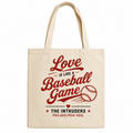 Love Is Like a Baseball Game Tote Bag